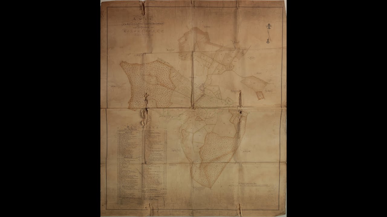 Heritage week 2023: 1786 newly discovered map of the town  of Philipstown/Daingean, Offaly.