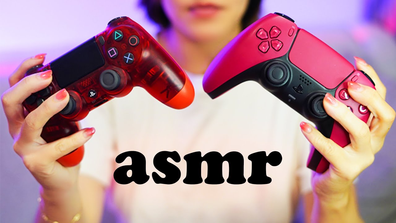 PS4 & PS5 Controller ASMR | Sleep Sounds for Gamers (1 Hour) 🎮❤️