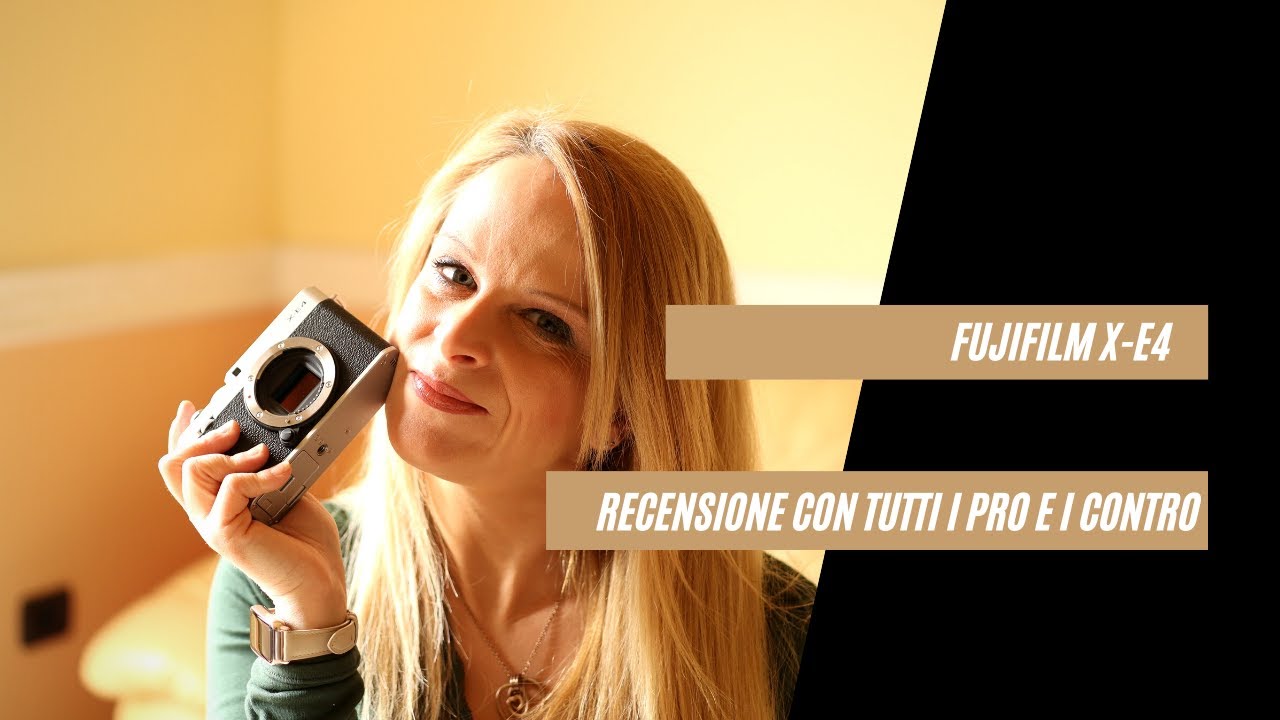 Mirrorless Fujifilm X-E4: recensione con tutti i pro e i contro e video test