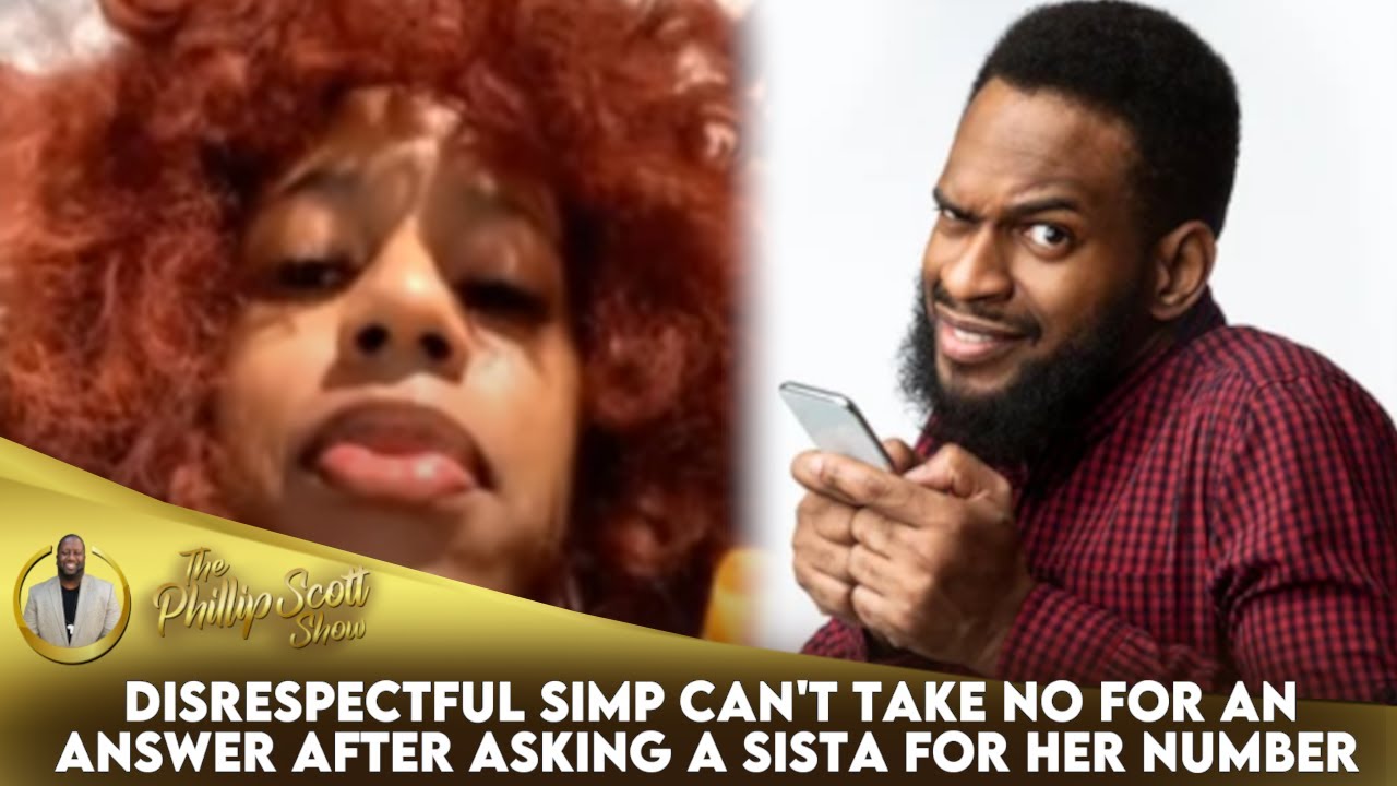 Disrespectful Simp Can't Take No For An Answer After Asking A Sista For Her Number