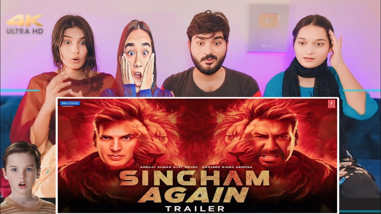 Singham Again  Official Trailer  A Rohit Shetty Cop Universe Ajay , Akshay, Ranveer, Tiger, Deepika