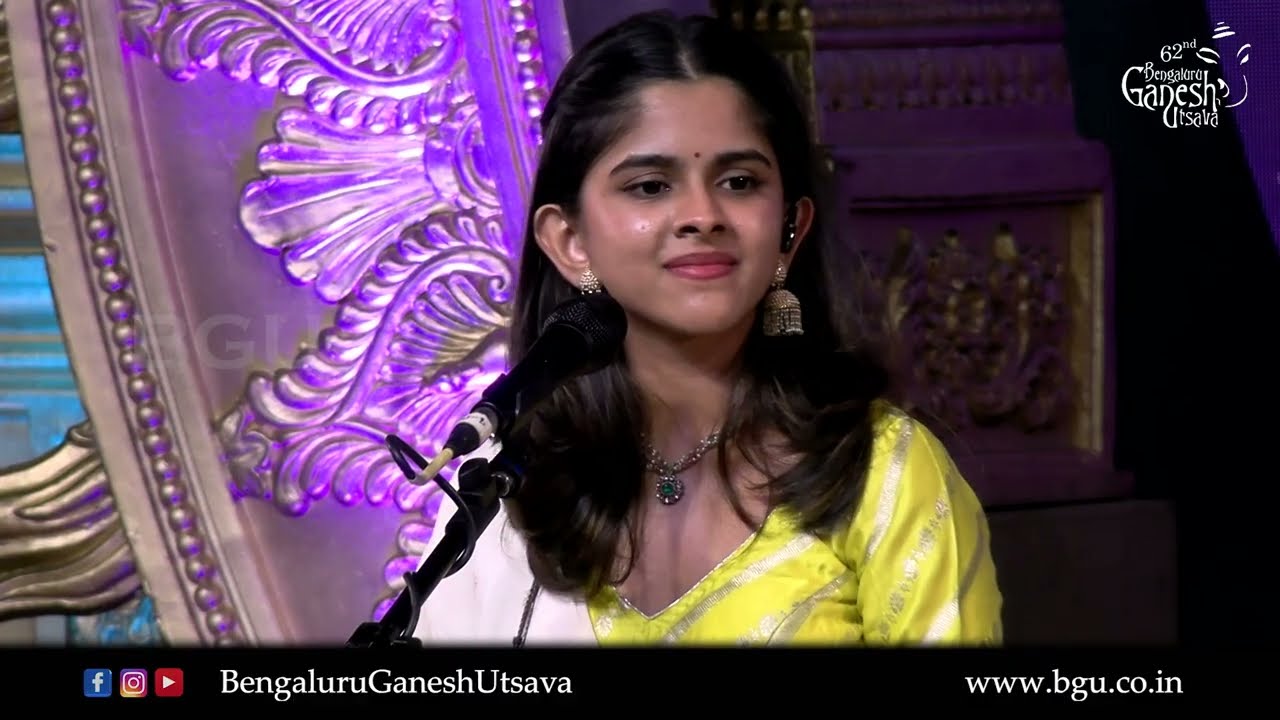 PIBARE RAMA RASAM | Uthara Unnikrishnan | Bhakti Sangeetha | 62nd Bengaluru Ganesh Utsava 2024