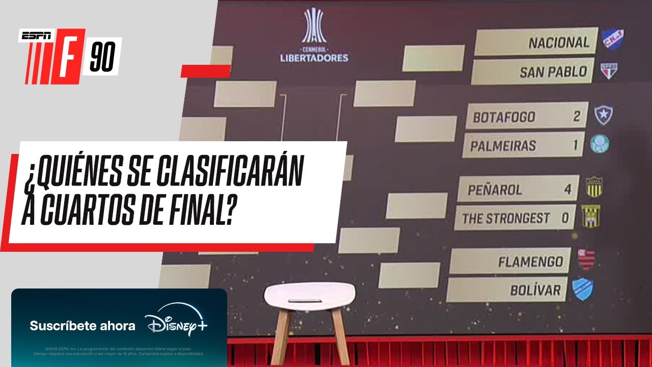 LOS OCTAVOS DE FINAL DE LA LIBERTADORES ESTÁN AL ROJO VIVO | #ESPNF90
