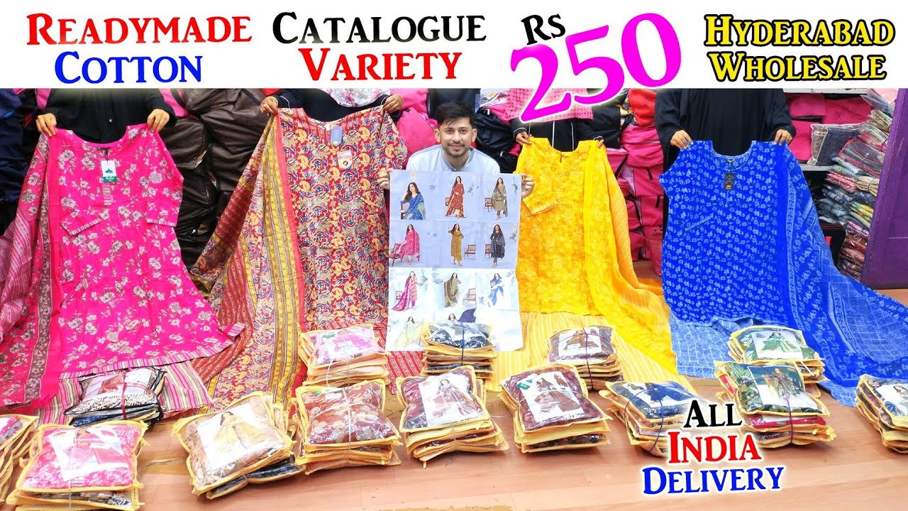 Readymade Cotton Catalogue Varietys Rs 250 Hyderabad All India Delivery || Ya Garib Nawaz Suit House