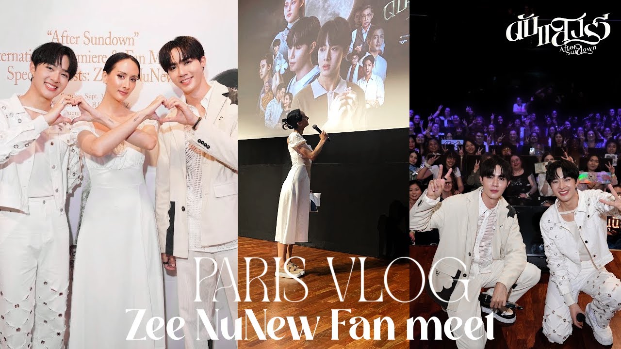 Hosting my first Fan meet!! ZeeNuNew Paris Fan meeting | VLOG Behind The Scenes
