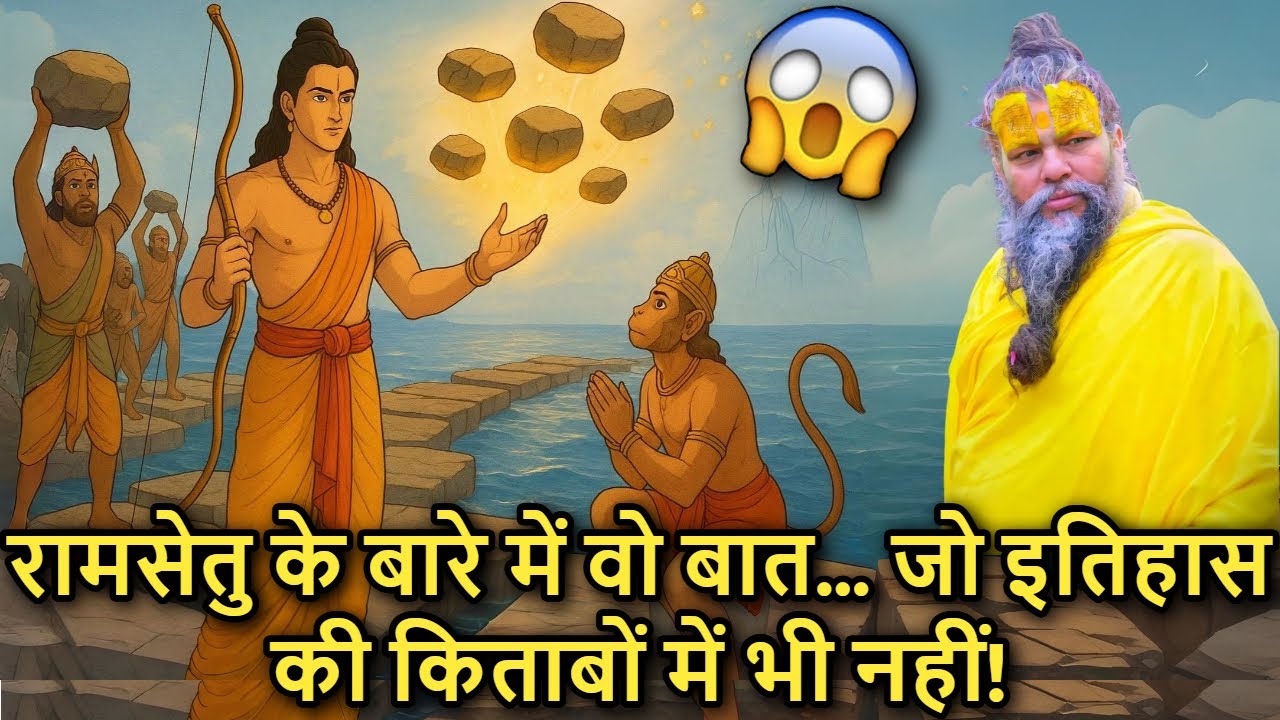 🌊✨ Jo Baat Sabse Chhupi Rahi… 📖 Ram Setu Ka Asli Raaz! l Premanand Ji