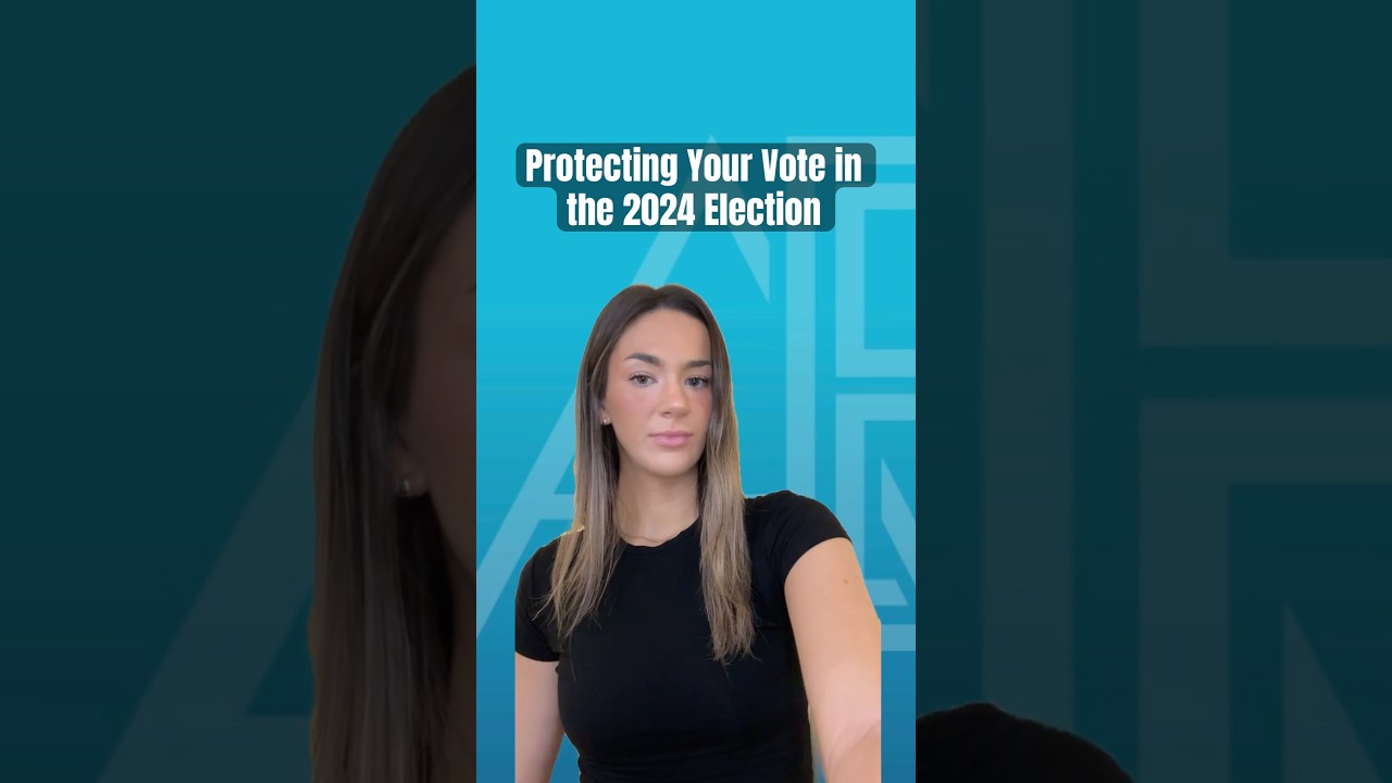 Protecting Your Vote in the 2024 Election #election #security #vote