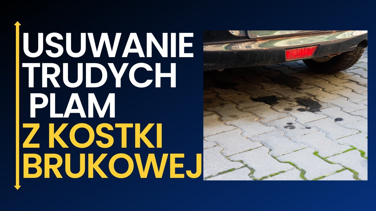 Jak Usunąć Plamę Oleju z Kostki Brukowej? 🛢 Test Spraya NIGRIN za 40 zł
