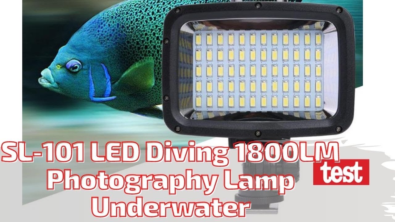 SL-101 LED Diving Fill Light 1800LM Photography Lamp Underwater