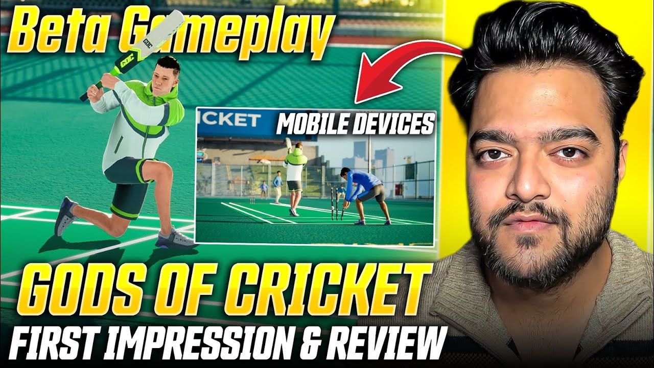 Gods of Cricket BETA Gameplay | Mobile + PC First Look | New Cricket Game 2025 | RushPlayz