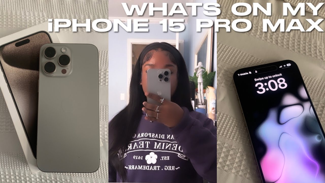 ЧТО НА МОЁМ IPHONE 15 PRO MAX | натуральный титан