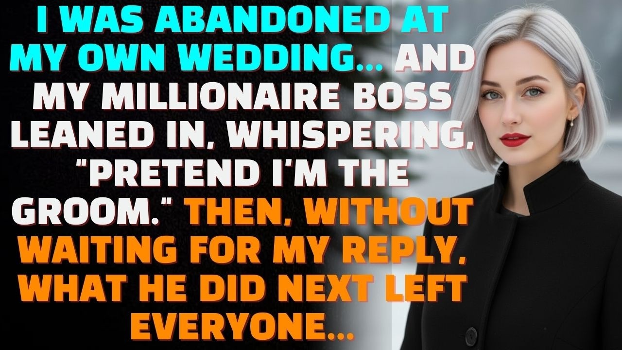 I Was Abandoned At My Own Wedding💔My Millionaire Boss Leaned In Whispering, 