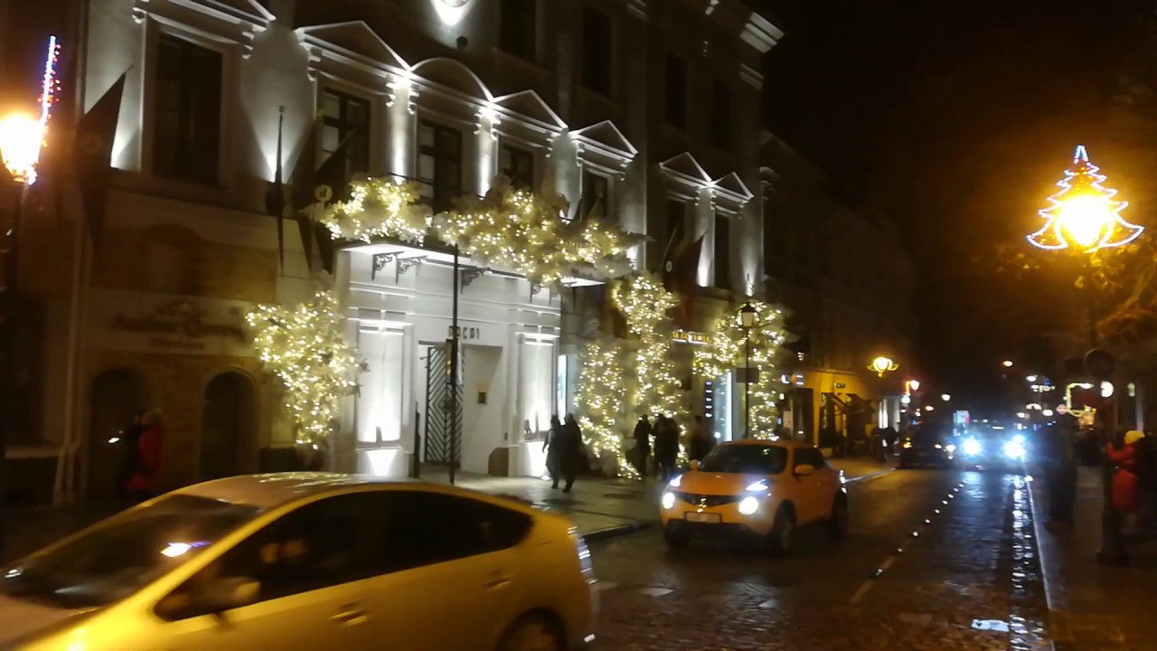 Pilies Street Vilnius Lithuania December 2019