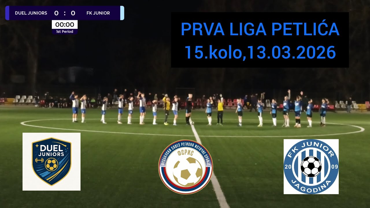 DUEL JUNIORS KRUŠEVAC -FK JUNIOR 5:3(3:2)-Prva liga petlića 2014/2014-RIS 15.kolo.