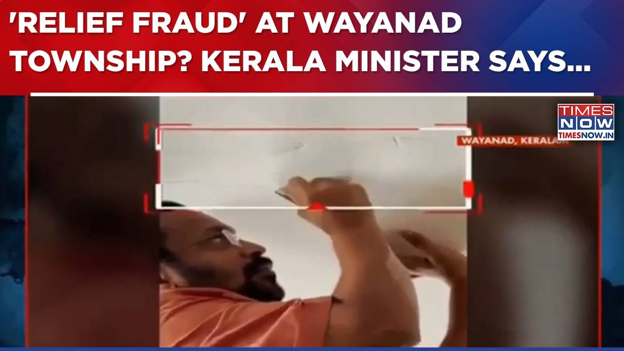 Kerala Minister K Rajan Rejects Reports Of Cracks In Wayanad Rehabilitation Housing | WATCH Video