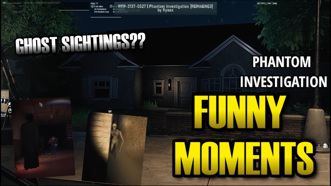 Hunting For Ghosts And Things Don't Go So Well... | Phantom Investigation | (Fortnite Funny Moments)