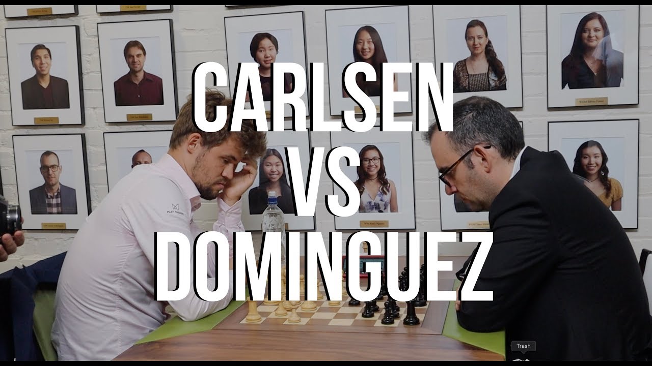 GM Magnus Carlsen - GM Leinier Dominguez  | Saint Louis Rapid and Blitz  | Grand Chess Tour