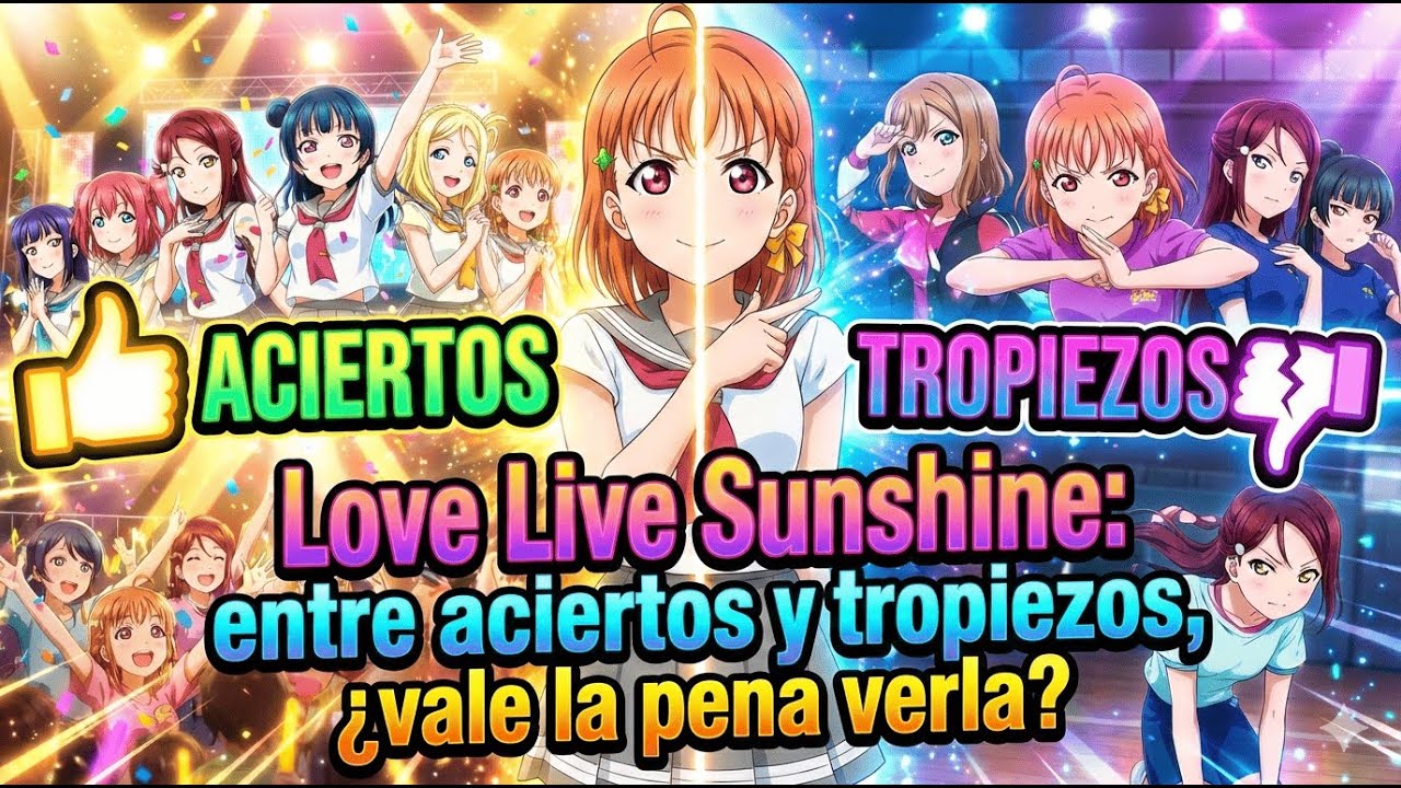 LOVE LIVE SUNSHINE ENTRE ACIERTOS Y TROPIEZOS ¿VALE LA PENA VERLA? | AdrianoMartinzVv