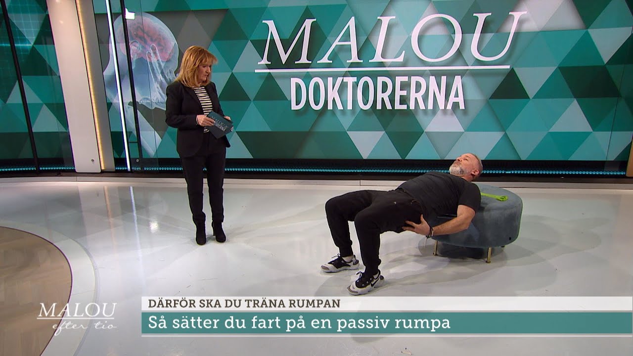 Så får du fart på en inaktiv rumpa – bästa övningarna - Malou Efter tio (TV4)