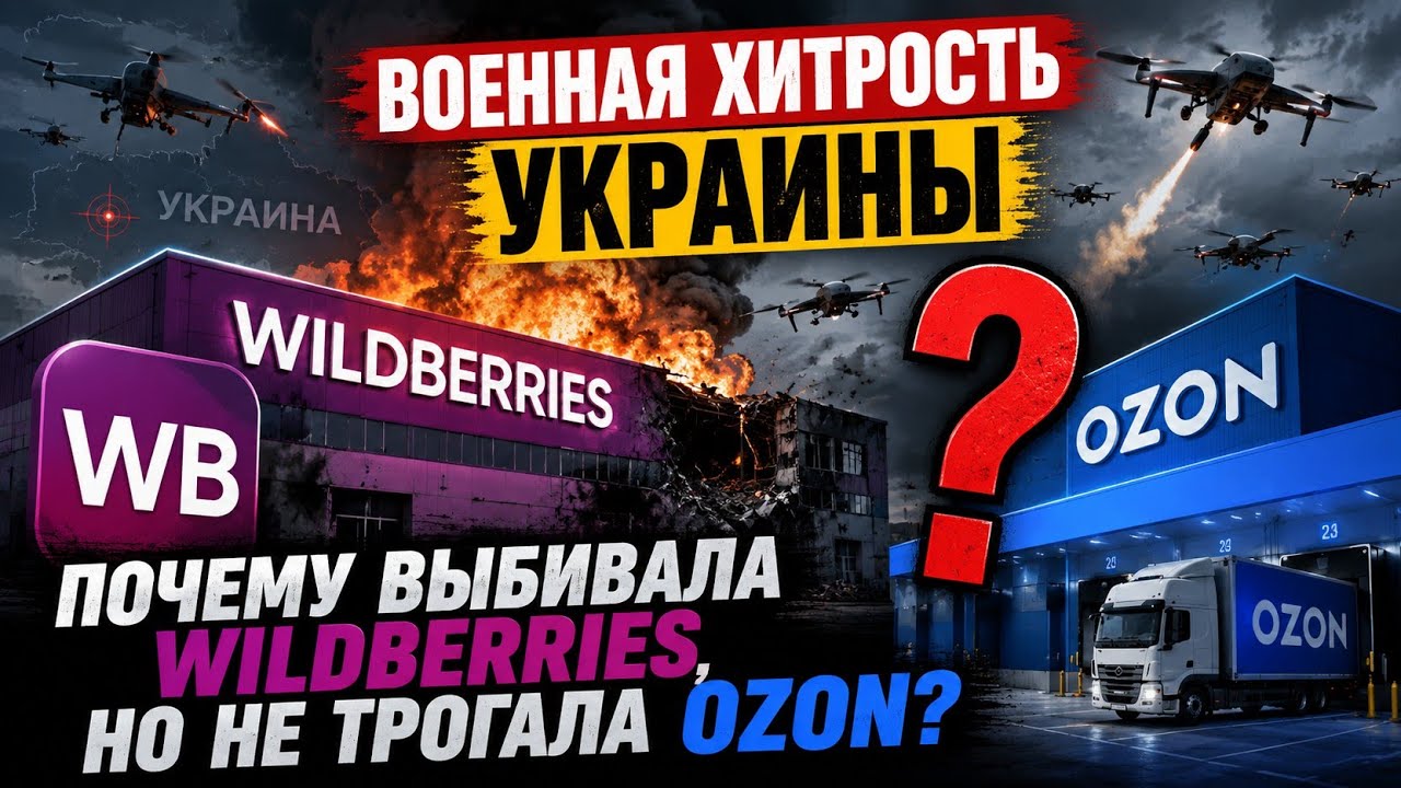 Военная хитрость Украины. Почему, выбивая Wildberries, она не трогала Ozon?