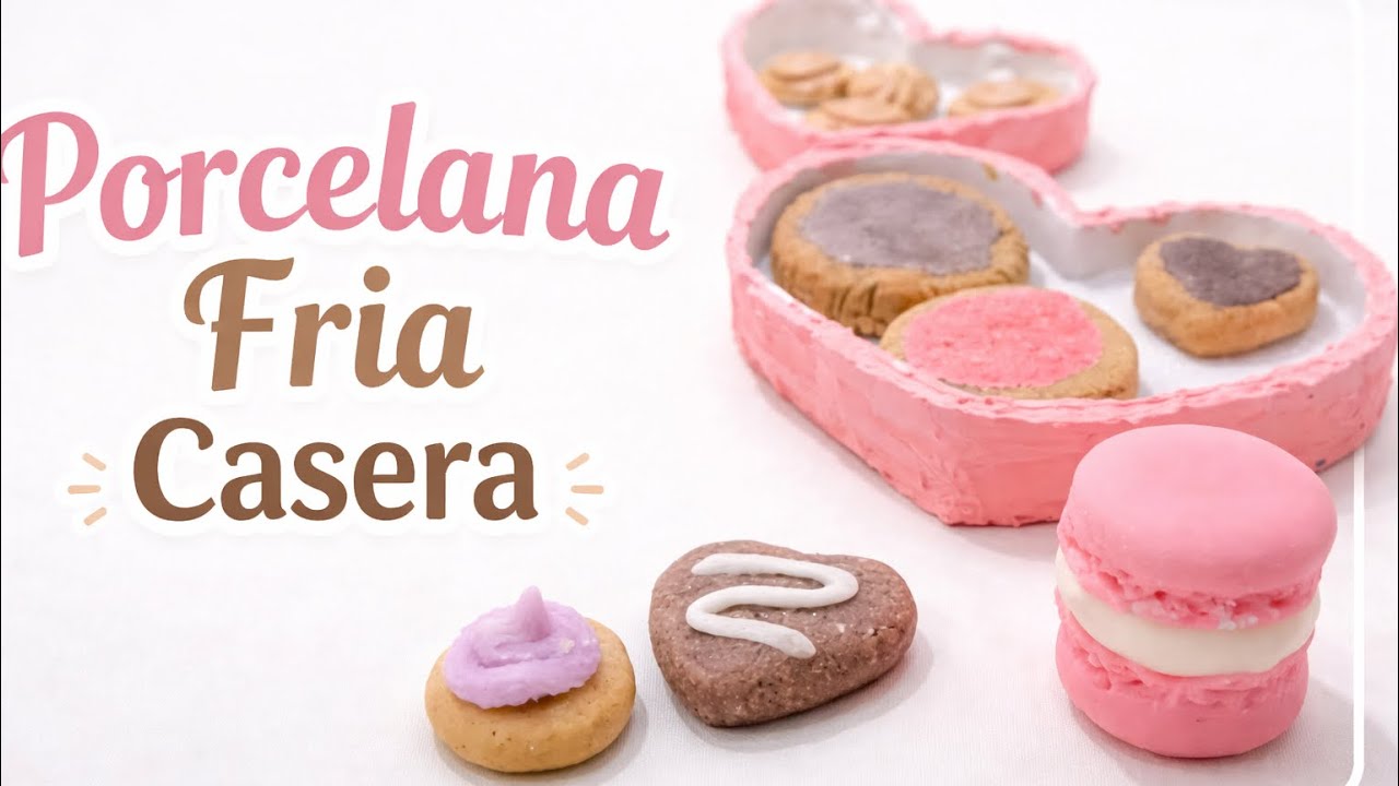 Cómo hacer porcelana fría casera fácil y crear una figura sencilla paso a paso #diy #porcelanafría 