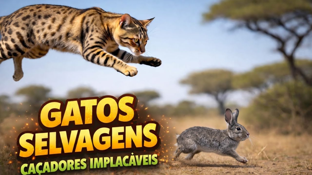 ​MAIS EFICIENTE QUE UM LEÃO? Conheça o Gato Mais Perigoso do Mundo