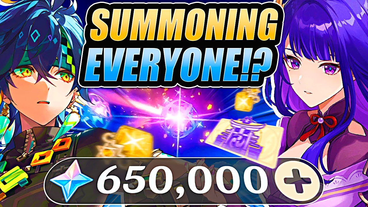 GOING ALL IN FOR KINICH & INAZUMA BANNERS IN 2025... (4,000+ Summons For Genshin Impact)