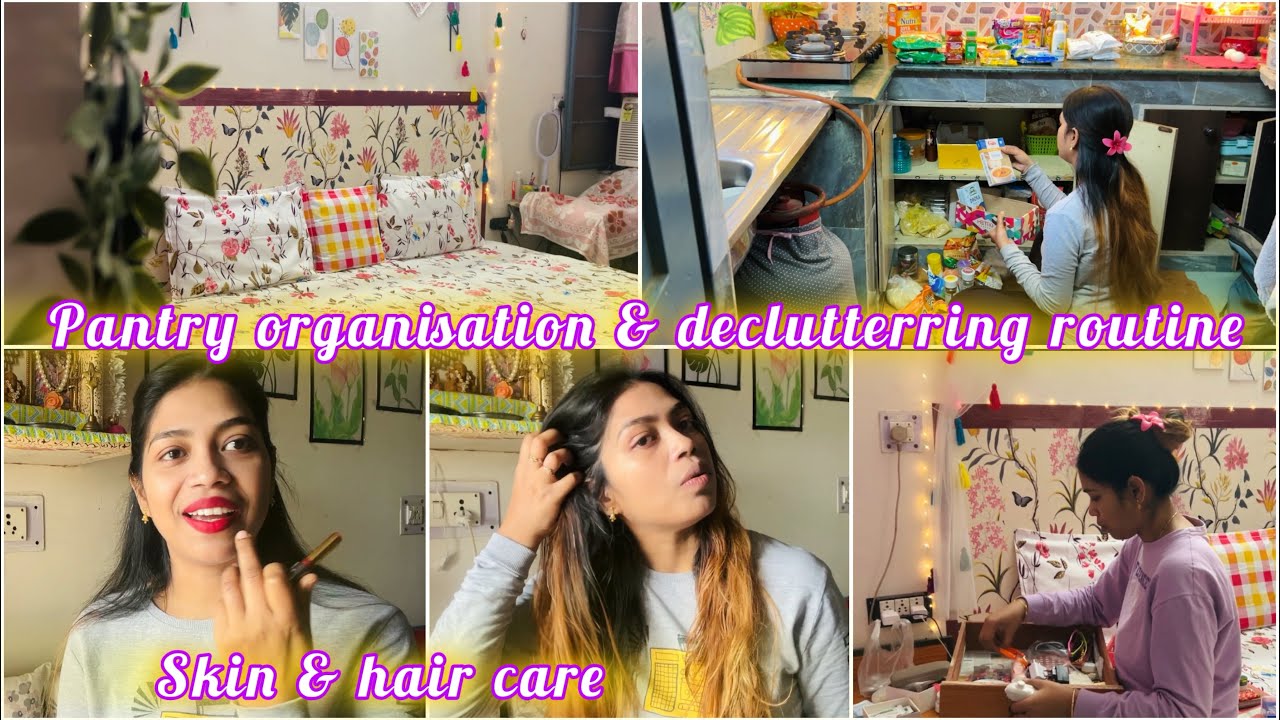 Homemaker’s monthly grocery shopping and pantry organisation | daily hair & skin care ￼￼#dailyvlogs 
