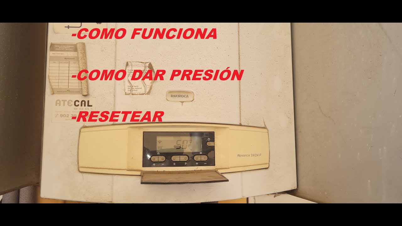 Caldera baxi novanox 24 como funciona