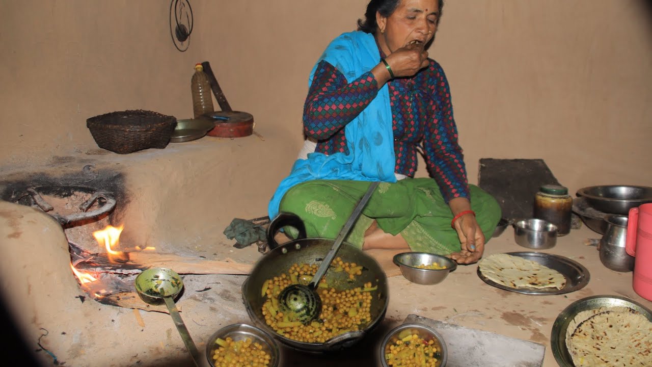 “Village Grandma Cooking Traditional Food | Simple Living”