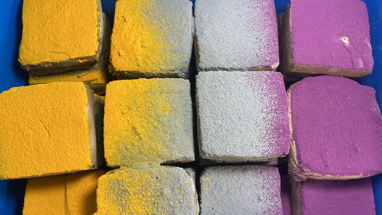 33 BLOCKS  REFORMS GYM CHALK  ~ ASMR ~ ODDLY SATISFYING ~ ANXIETY RELIEF