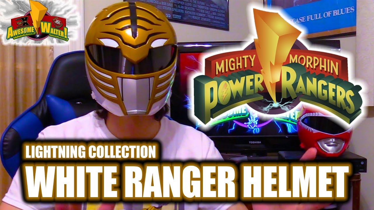 Lightning Collection White Ranger Helmet Unboxing & Review (Mighty Morphin Power Rangers)