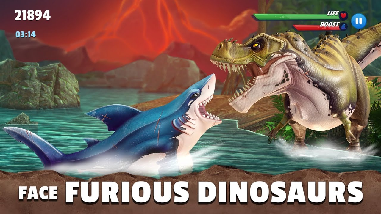 NEW HUNGRY SHARK PRIMAL GAMEPLAY