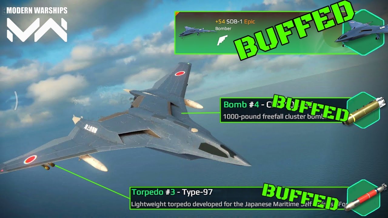 SDB-1 Bomber Got Buffed | Before and After Test | Modern Warships