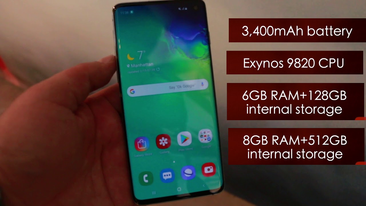 Samsung Galaxy S10: First Look | Hands on | [Hindi हिन्दी]