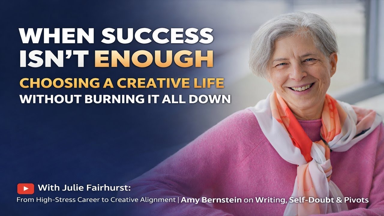 High-Stress Career to Creative Alignment | Amy Bernstein on Writing, Self-Doubt & Sustainable Pivots