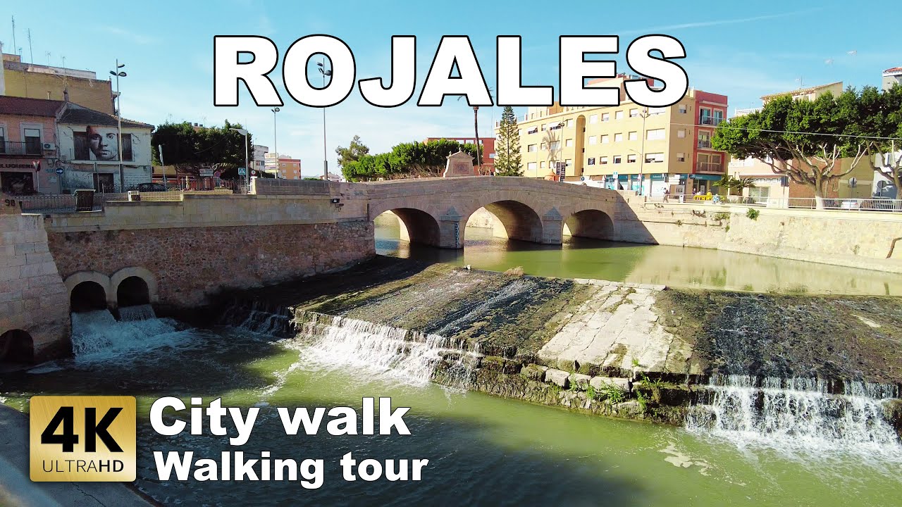 Rojales - City Walk (Center), Spain | Costa Blanca - walking tour [4k 60 fps]