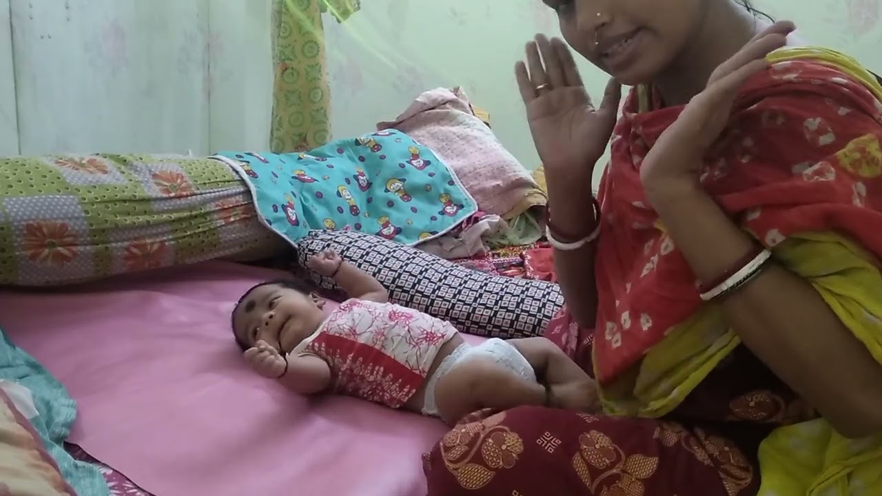 শিশুদের শরীর চর্চার আর ও একটা অনবদ্য পদ্ধতি। A wonderful way to exercise small babies#subscribe#cute