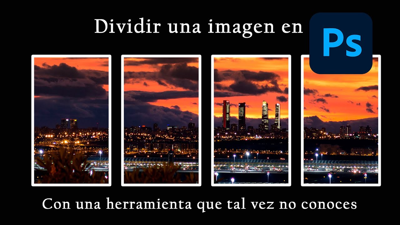 Cómo dividir una imagen en Photoshop