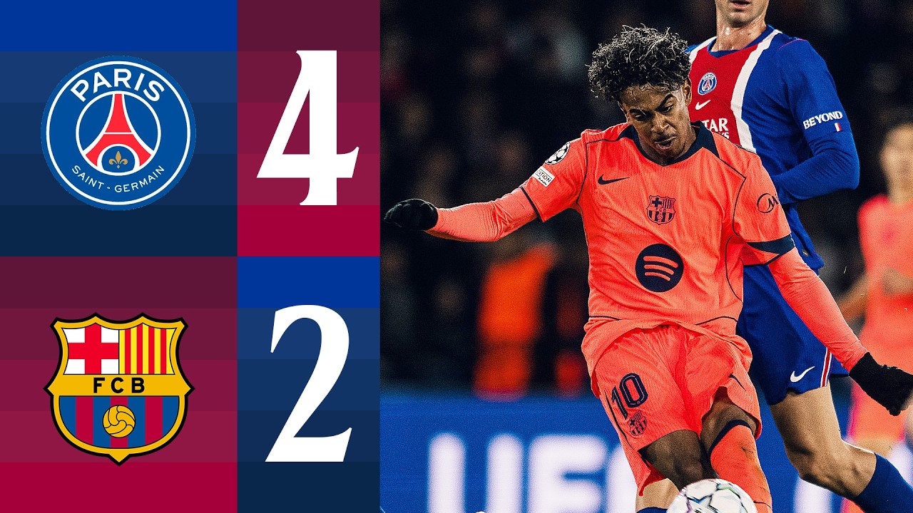 HIGHLIGHTS | PSG 4 vs 2 FC BARCELONA | UEFA CHAMPIONS LEAGUE 26/27 🔵🔴