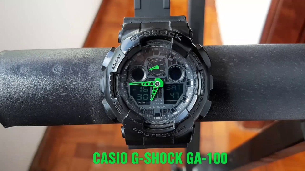 Casio G-Shock GA-100 - Ajustando o Alinhamento dos Ponteiros do Relógio