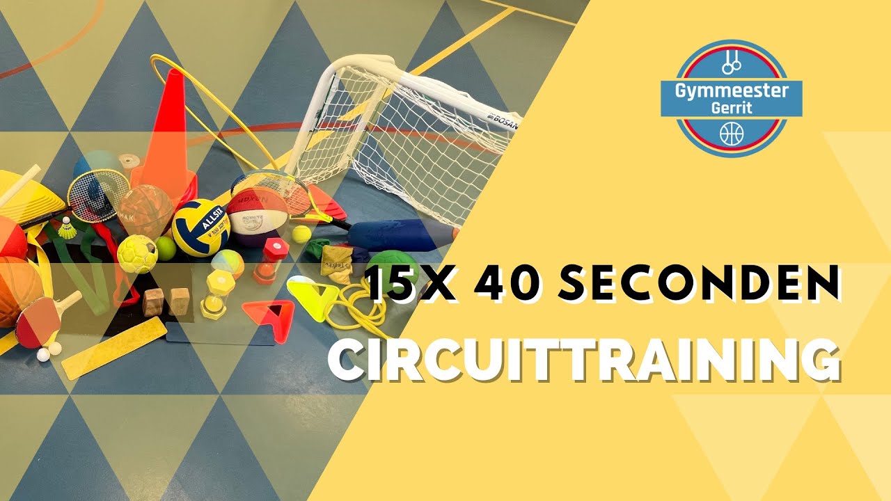 Circuittraining 15x 40 seconden