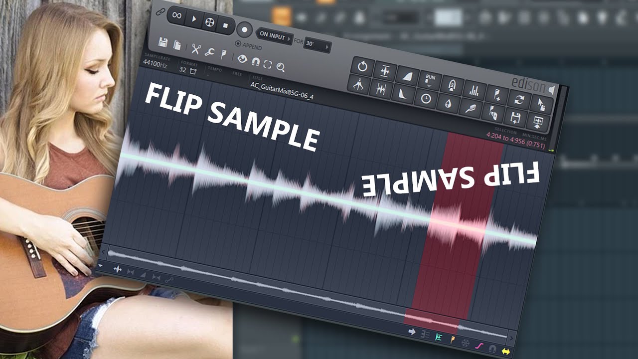 How To Reverse Flip a Guitar Loop Sample in FL Studio
