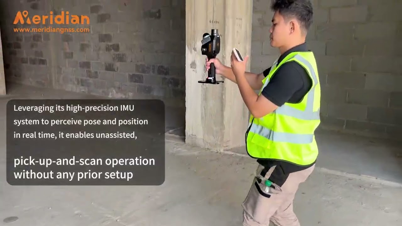 Meridian GNSS MS70 3D Scanning Project
