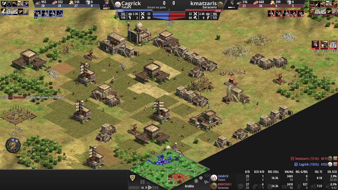 [GR] Age of Empires II DE | Casting GR players | #streammygame