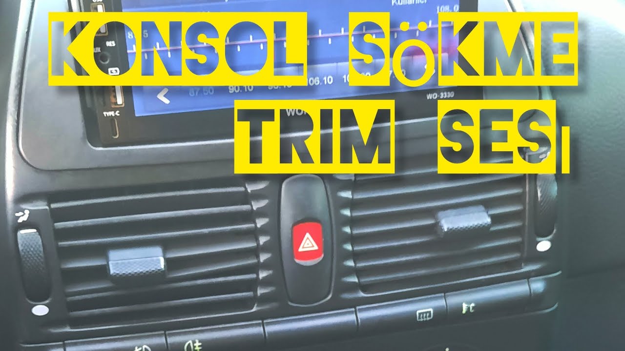 MAREA ORTA KONSOL SÖKME. ORTA TARAFTAN GELEN SES SORUNU VE ÇÖZÜMÜ