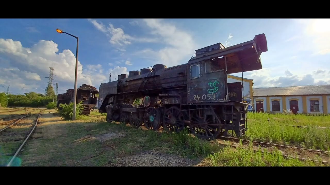 Železniční hřbitov Istvántelek , Budapešť  , Maďarsko , 7.7.2023 .