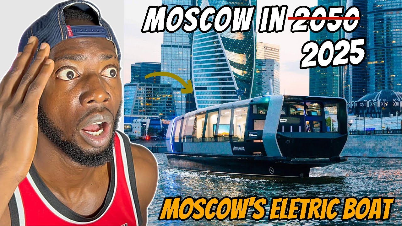 This is Moscow’s ULTRA-MODERN Electric River Tram