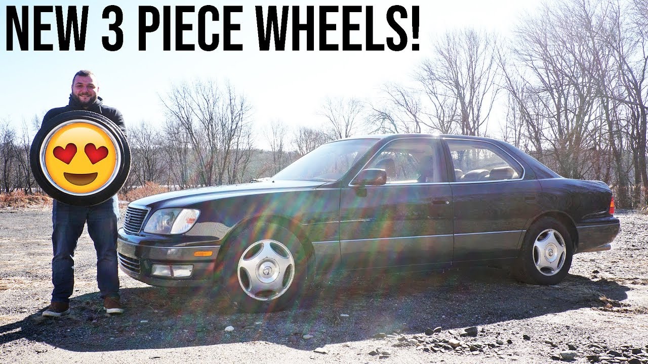 NEW WHEELS FOR THE LEXUS LS400!