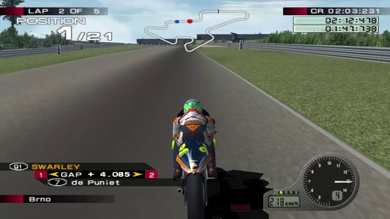 MotoGP 4 PS2 | Brno | Aprilia RSW 250 | Repsol Aspar Team